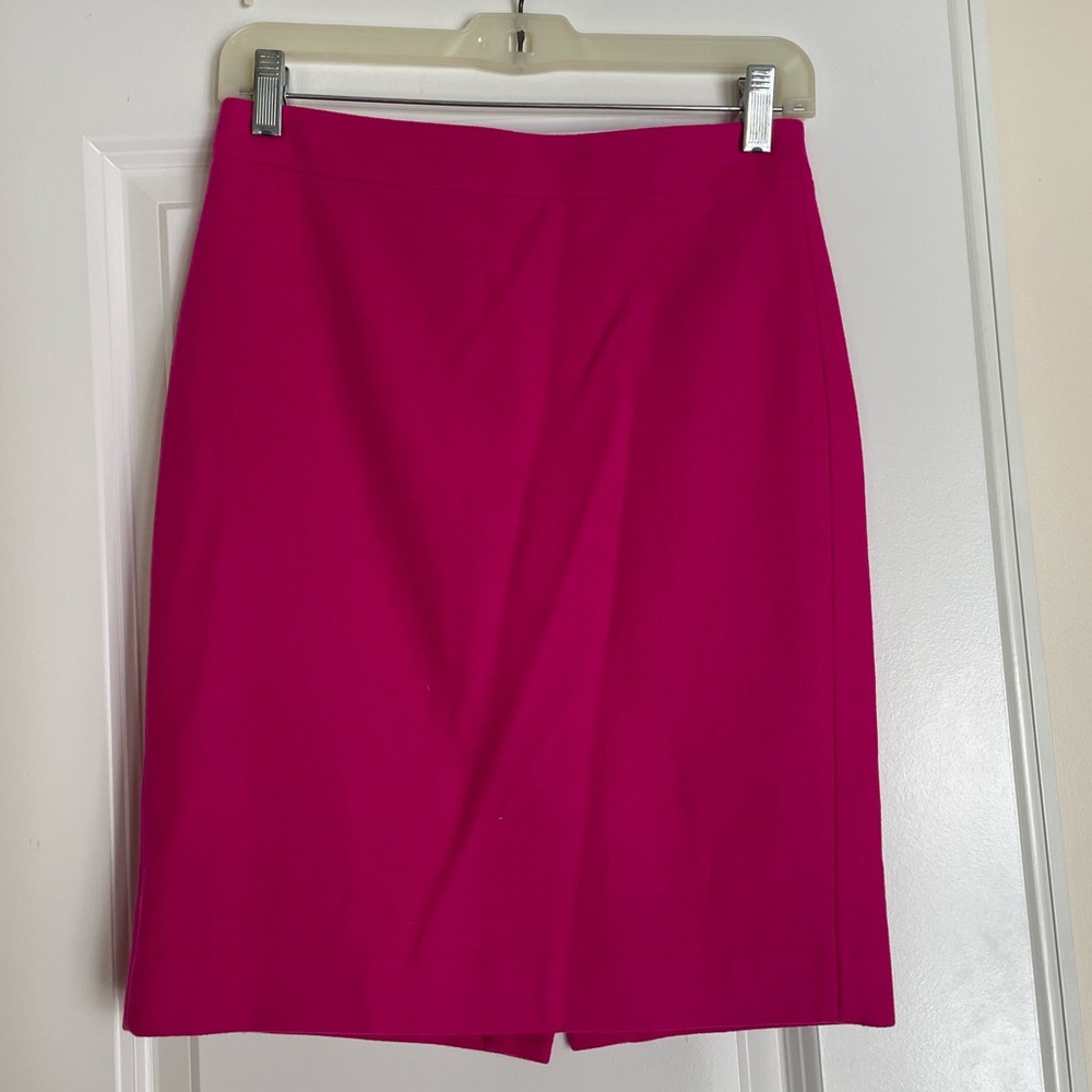 J Crew wool pencil skirt EUC sz 00